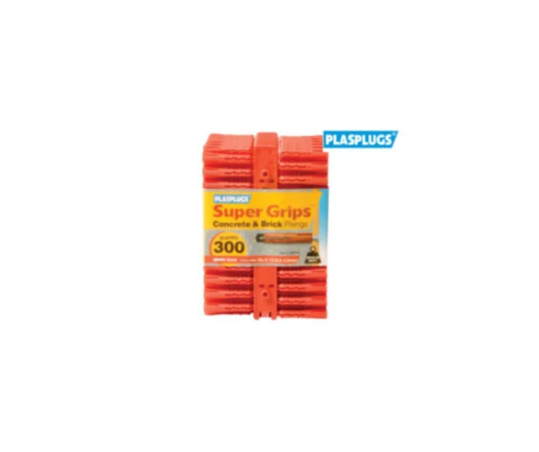 RP 187 Solid Wall Super Grips™ Fixings Red (300)
