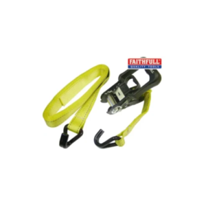 Ratchet Tie-Downs J-Hook 5m x 32mm Breaking Strain 1320kg/daN 2 Piece