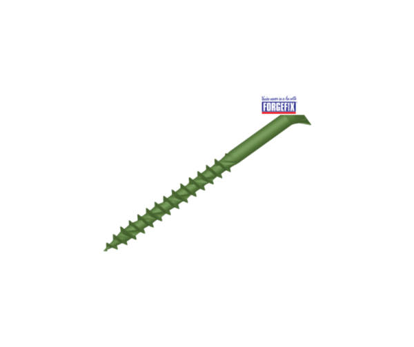 ForgeFast TORX® Compatible Decking Screws CSK Green 5.0x100 T25 Tub 300