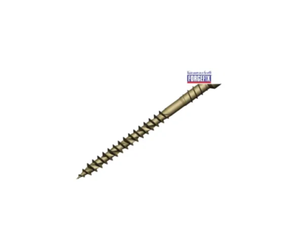ForgeFast TORX® Compatible Decking Screws Reduced Head Tan 4.5x60 T15 Tub 500