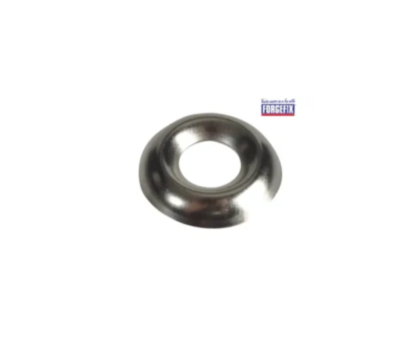 Screw Cup Washers Solid Brass Nickel Plated No.8 Bag 200
