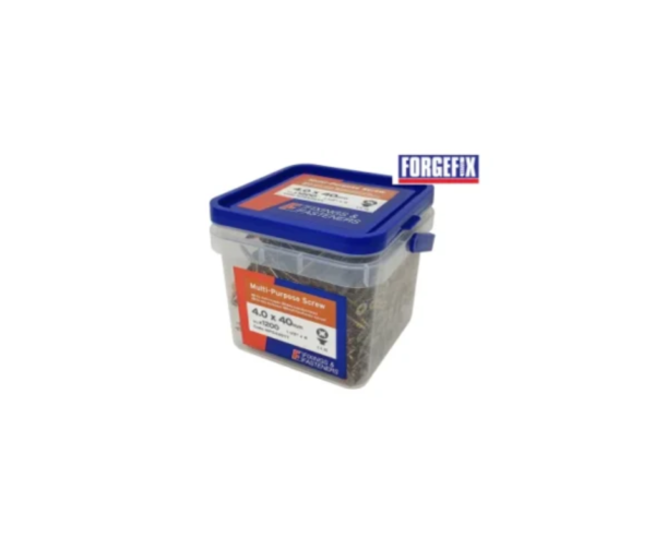 Multi-Purpose Pozi Compatible Screw CSK ST ZYP 4.0 x 40mm Box 200