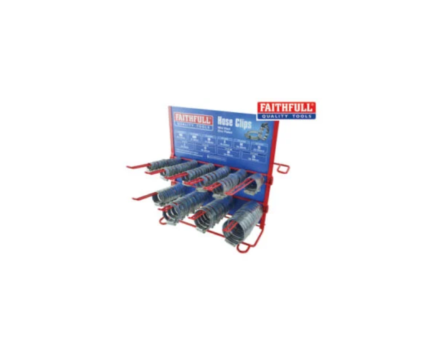 Hoseclip Display C/W Stock 100Pc