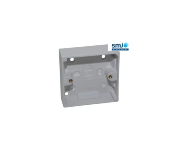 Pattress Box Single 19mm Trade Pack