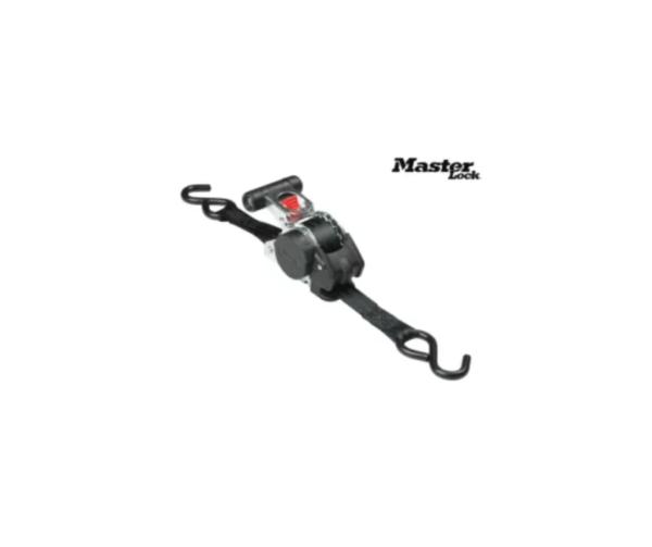 Retractable Ratchet Tie-Down S-Hook 3m 2 Piece