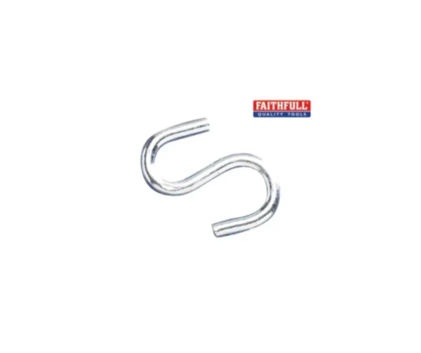 S-Hooks 6mm Zinc Plated (Pack 6)