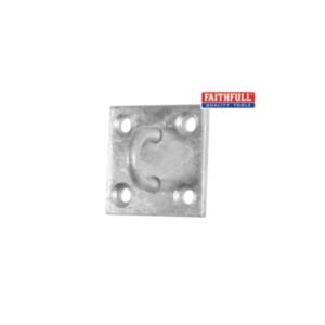 Staple On Plate - Galvanised