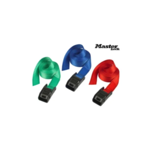 Lashing Strap with Metal Buckle, Coloured 2.5m 150kg (Pack 2)