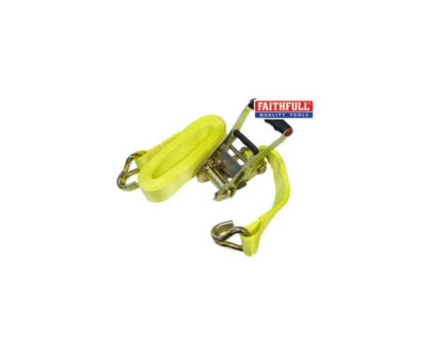 Ratchet Tie-Down 8m x 50mm Trucker Breaking Strain 4000kg