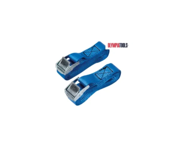 Cam Buckle 25mm x 2.5m (1in x 100in) 2 Piece