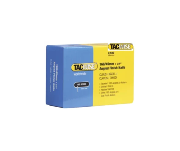 16G Angled Finish Nails 45mm for DC618K (Pack 2500)
