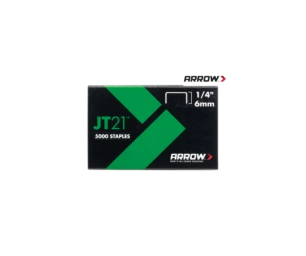 JT21 T27 Staples 6mm (1/4in) (Box 5000)
