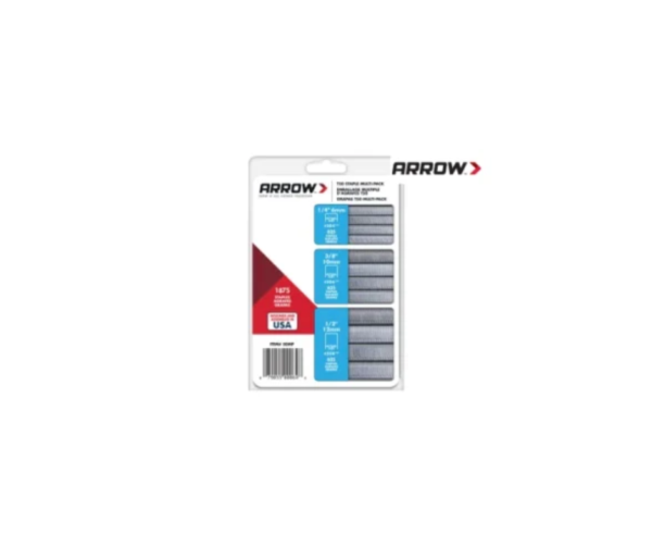 T50 Staples Multi Pack 6mm 10mm & 12mm (Box 1875, 3 x 625)