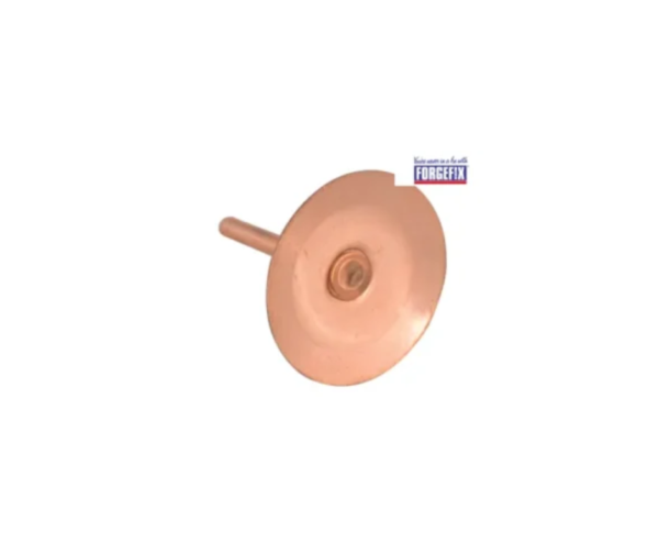 Copper Disc Rivets 20 x 20 x 1.5mm (Bag 100)