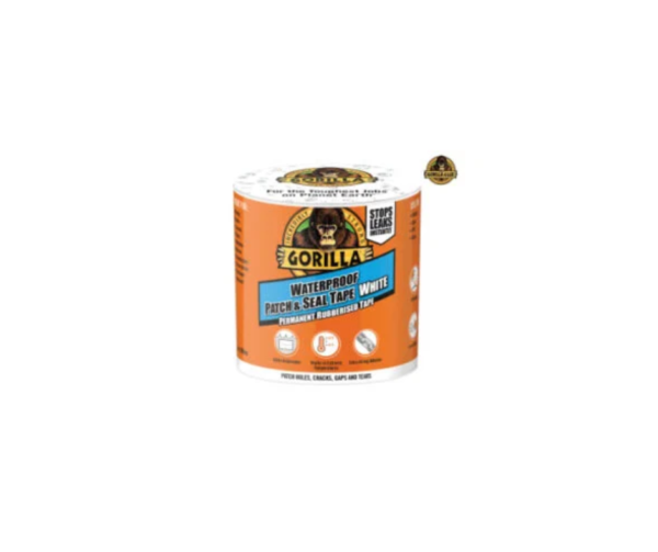 Gorilla® Waterproof Patch & Seal Tape 100mm x 3m White