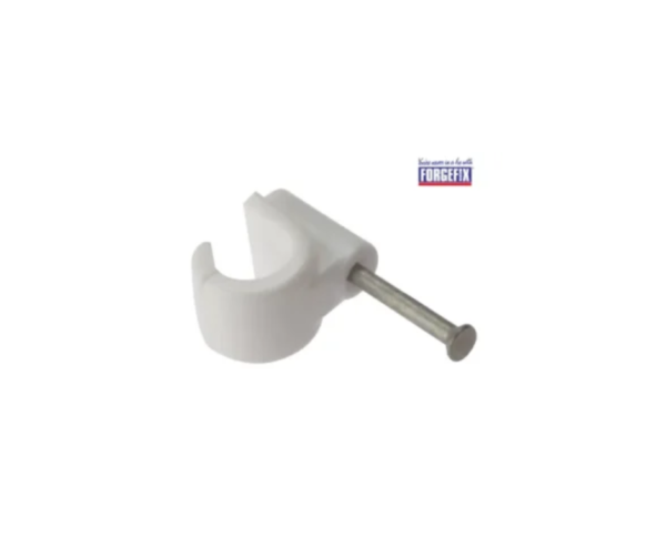 Pipe Clip with Masonry Nail 16mm Box 100