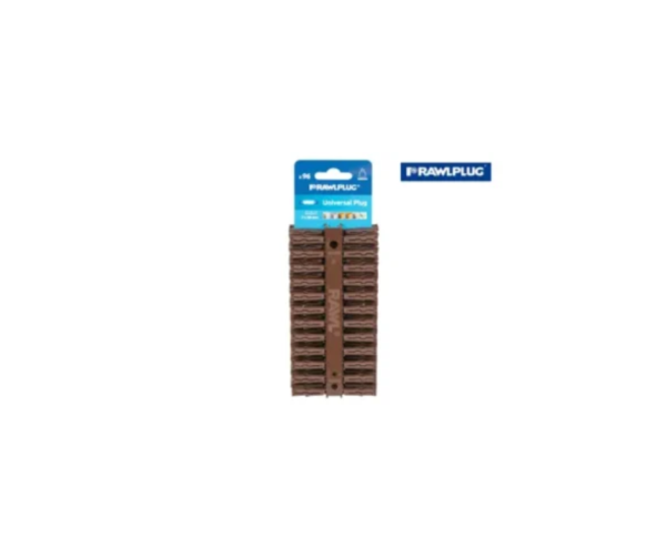Brown UNO® Plugs 7 x 30mm (Card 96)