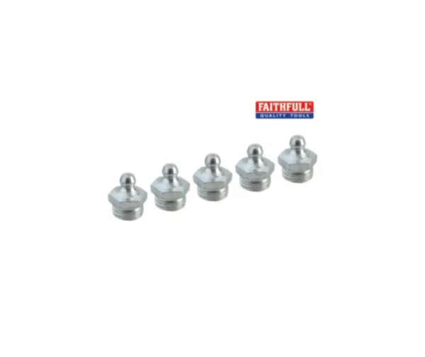 Grease Nipple Straight 1/4in BSP (Pack 5)