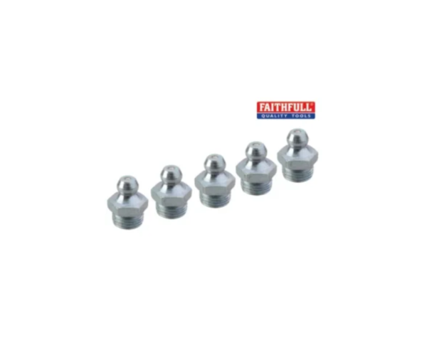 Grease Nipple Straight 1/8in BSP (Pack 5)