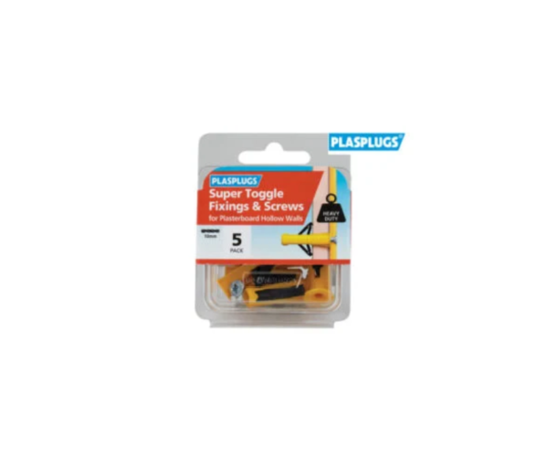 Super Toggle Fixings & Screws Pack 5