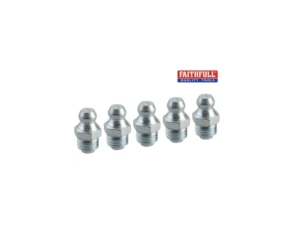 Grease Nipple Straight M8 x 1.0 (Pack 5)