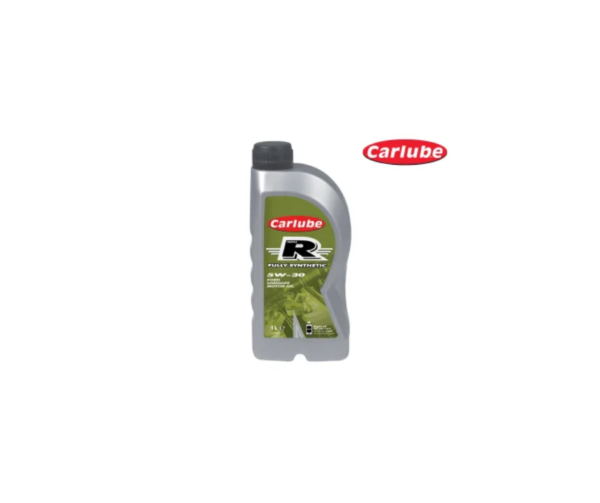 a picture of a litre bottle of 5w-30 fully synthetic ford oil