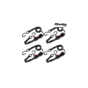 Ratchet Tie-Down S-Hooks 4.25m 4 Piece