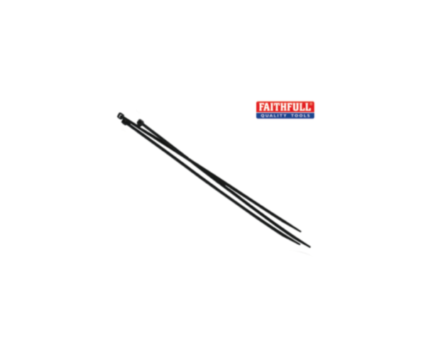 Cable Ties Black 4.8 x 300mm (Pack 100)