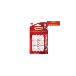 White Mini Hooks (Pack 6)