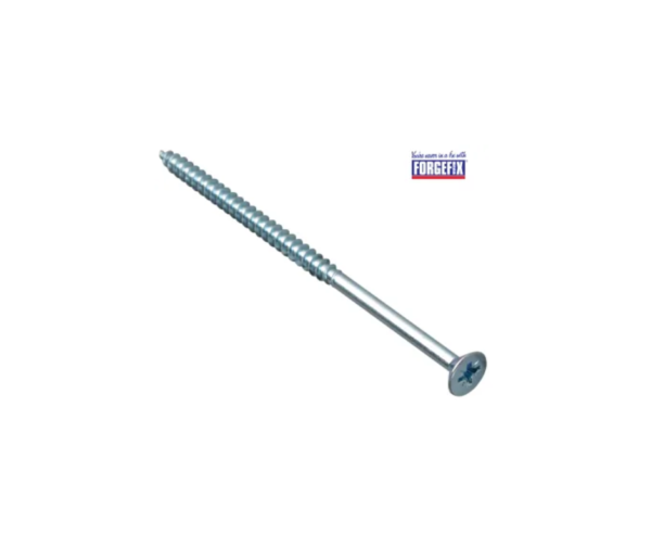 Multi-Purpose Pozi Compatible Screw CSK ST ZP 5.0 x 100mm Forge Pack 8