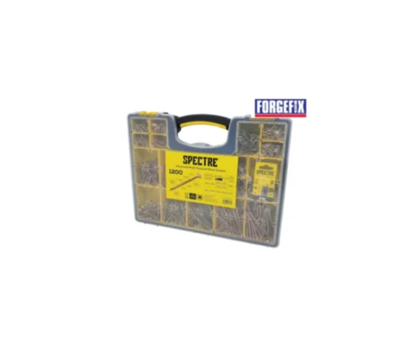 Spectre™ Wood Screw Site Organiser 1200 Piece