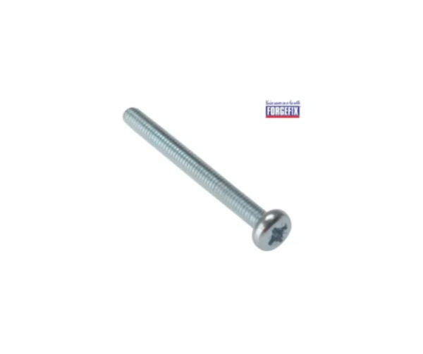 Machine Screw Pozi Compatible Pan Head ZP M6 x 40mm Bag 25