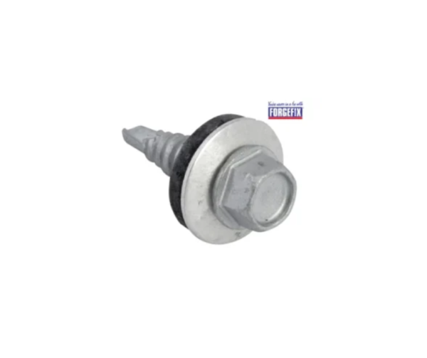 TechFast Hex Head Stitching Screw Self-Drill 6.3 x 22mm Pack 100