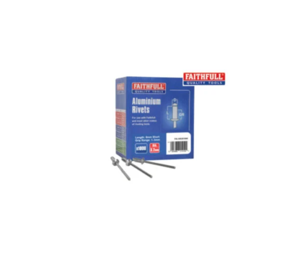 Aluminium Rivets 4.8 x 11mm Medium Bulk Pack of 500