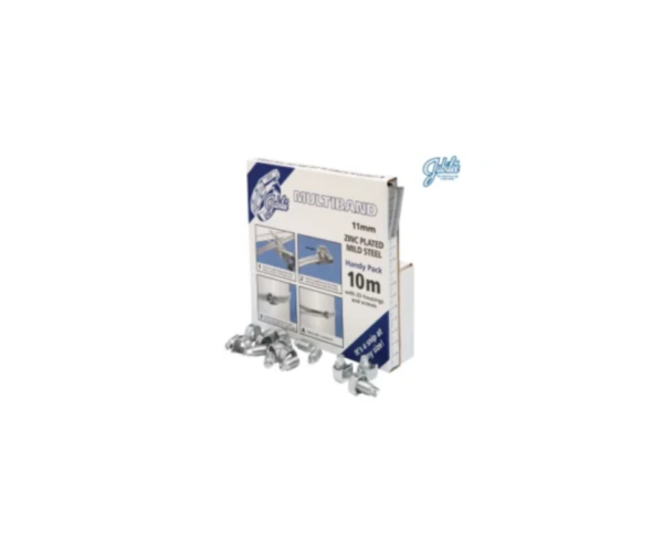 Multiband Mild Steel Handy Pack 11mm (10m + 25 Housings/Screws)