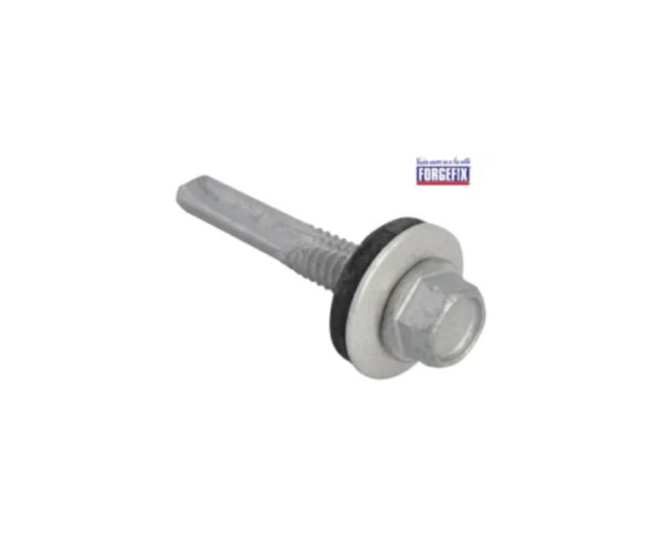 TechFast Hex Head Roofing Screw Self-Drill Heavy Section 5.5 x 51mm Pack 100