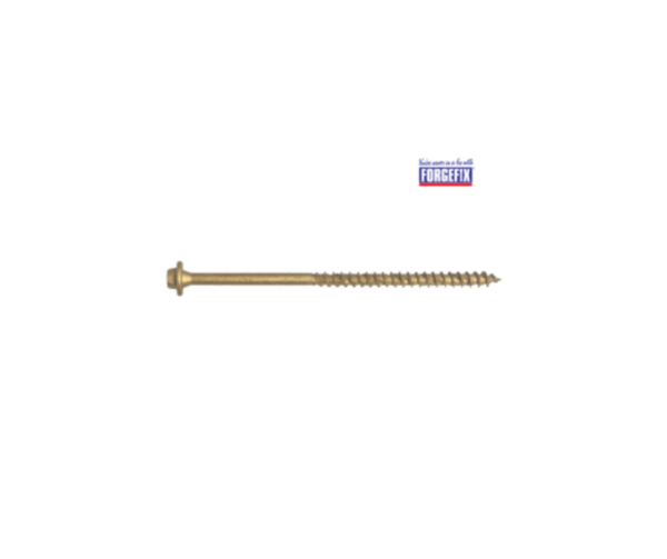 Hexagonal/TORX® Compatible Timber T30 Screws Tan 7x150mm Tub 50