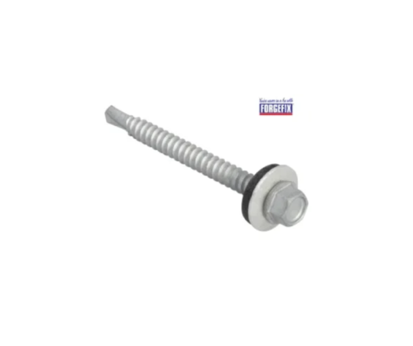 TechFast Hex Head Roofing Screw Self-Drill Light Section 5.5 x 45mm Pack 100