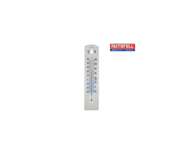 Wall Thermometer - Plastic 200mm