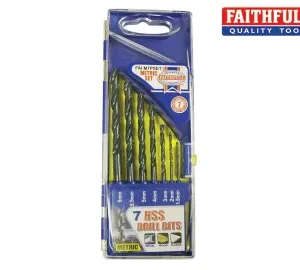 HSS Drill Bit Set, 7 Piece (1.5-6.0mm)