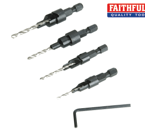 Screwsink Set, 4 Piece