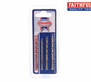 Screwsink Pilot Drill Set, 4 Piece