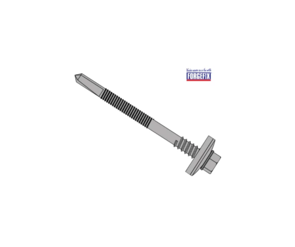 TechFast Composite Panels to Steel Hex Screw No.5 Tip 5.5 x 105mm Box 100