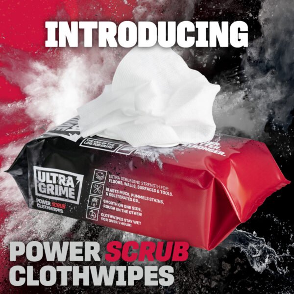 Ultra Grime Powers Scrub Wipes